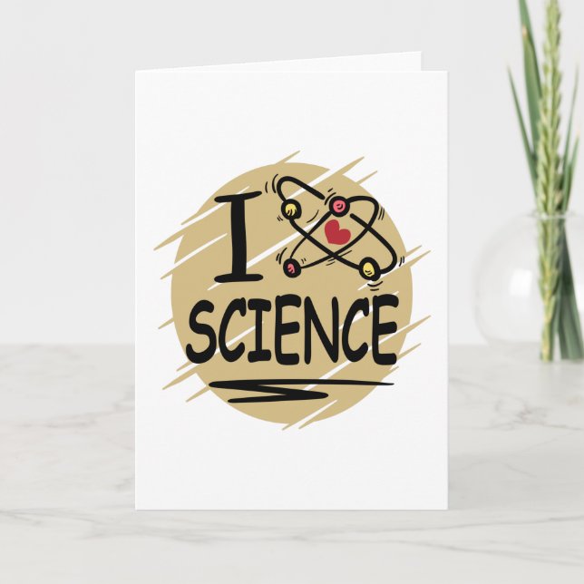 I love Science Card (Front)