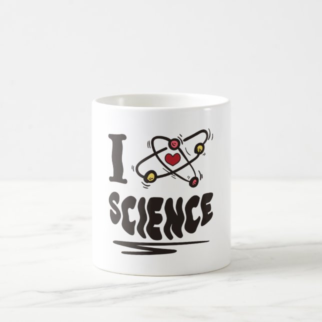 I love Science Coffee Mug (Center)