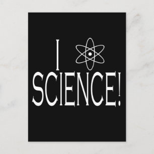 I love Science Postcard
