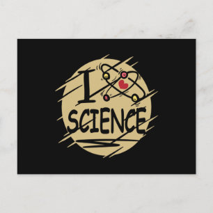 I love Science Postcard
