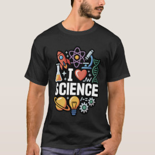 I Love Science STEM Teacher Nerd Long Sleeve T-Shirt