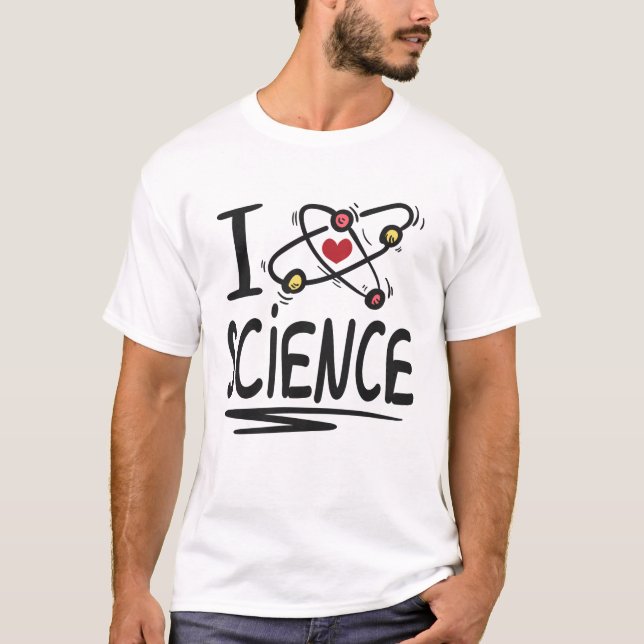 I love Science T-Shirt (Front)