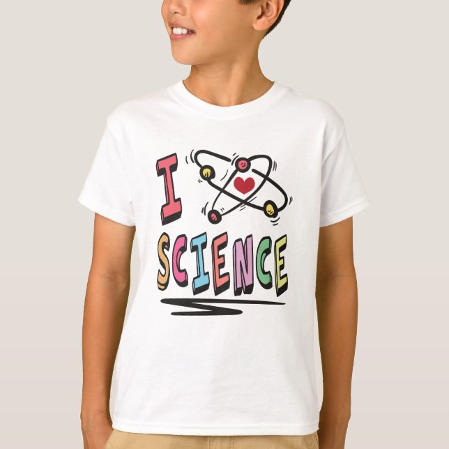 I love Science T-Shirt (Front)
