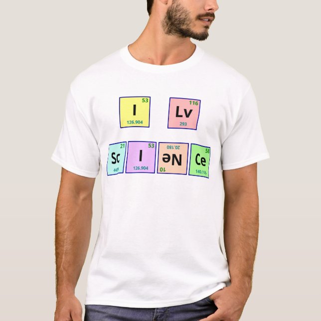 I Love Science T-Shirt (Front)