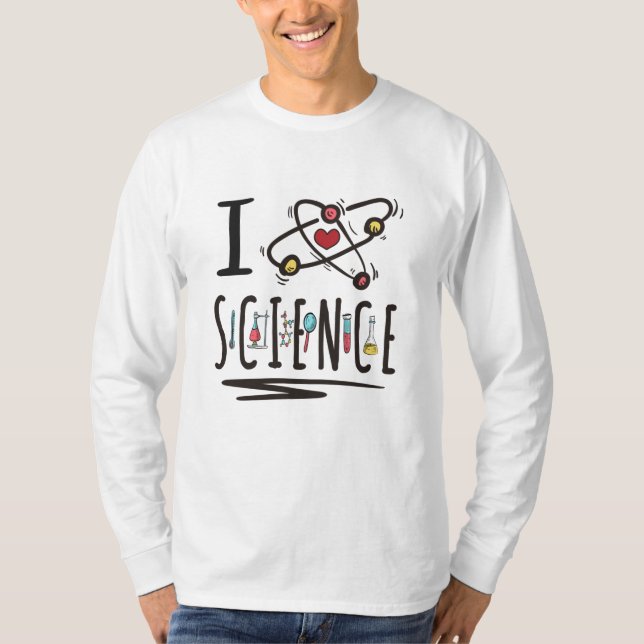 I love Science T-Shirt (Front)