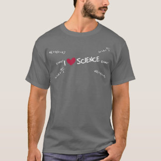 I love Science Unique Minimalist Relativity Scienc T-Shirt
