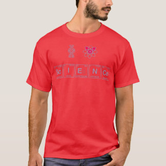 I LOVE SCIENCE written in Periodic Table Elements T-Shirt