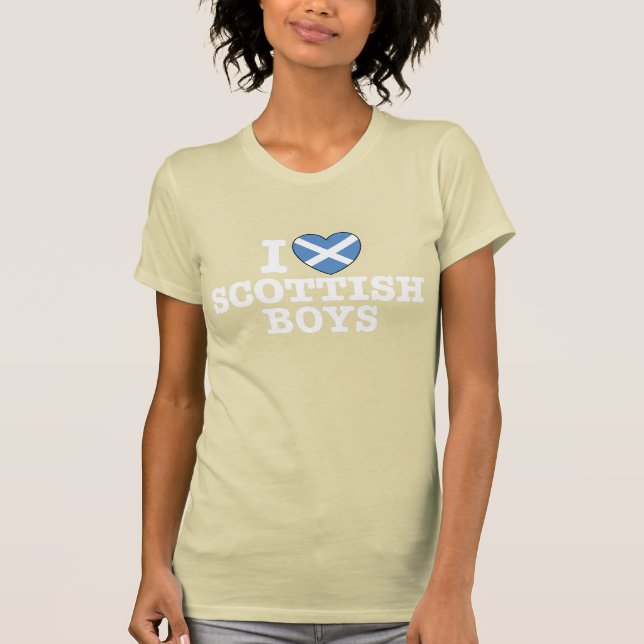 I love scottish Boys T-Shirt (Front)