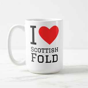 I love Scottish fold Coffee Mug