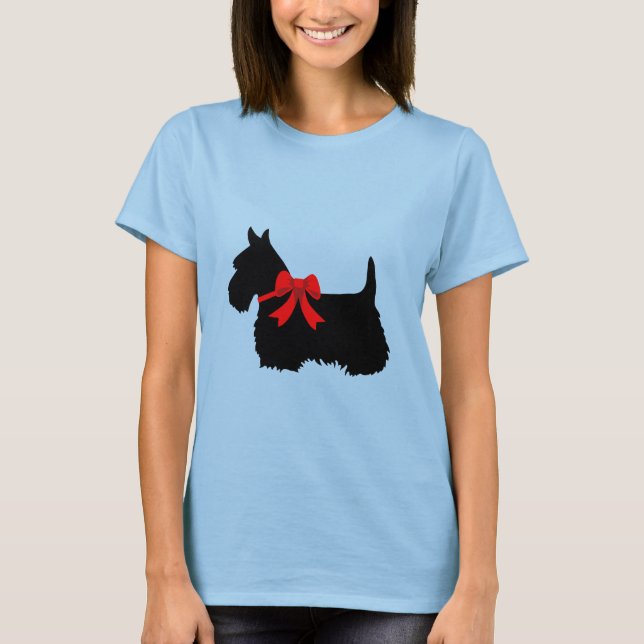 I Love Scottish Terriers, Big red heart of love T-Shirt (Front)