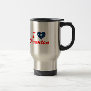 I Love Scranton, South Carolina Travel Mug