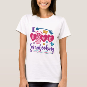 I Love Scrapbooking Scrapbook T-Shirt