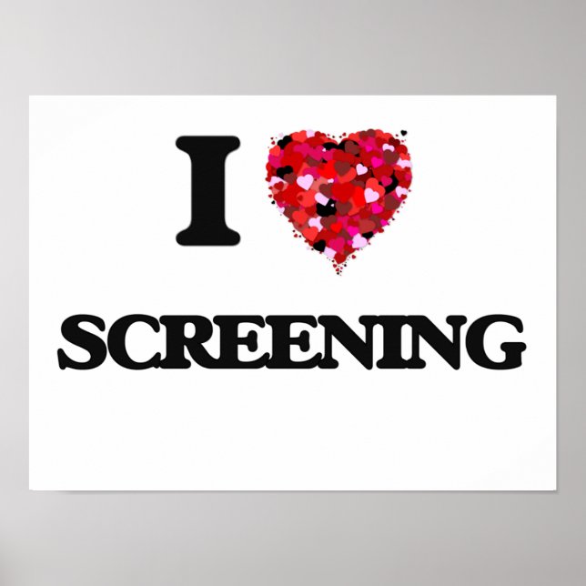 I love Screening Poster (Front)