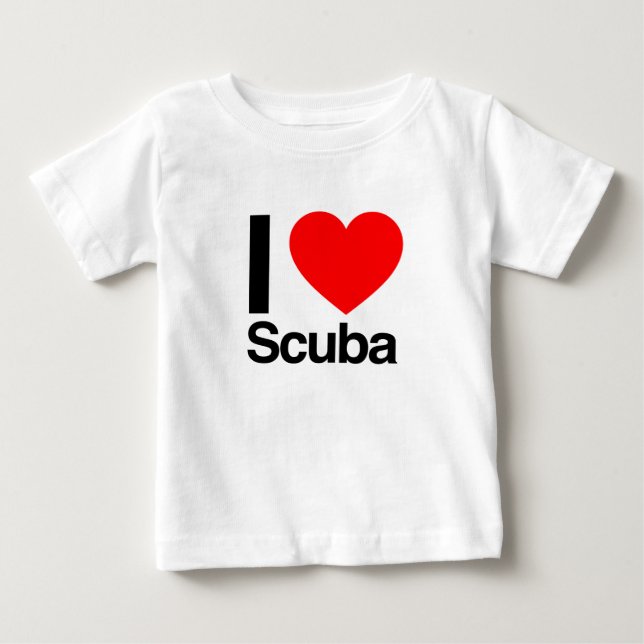 i love scuba baby T-Shirt (Front)
