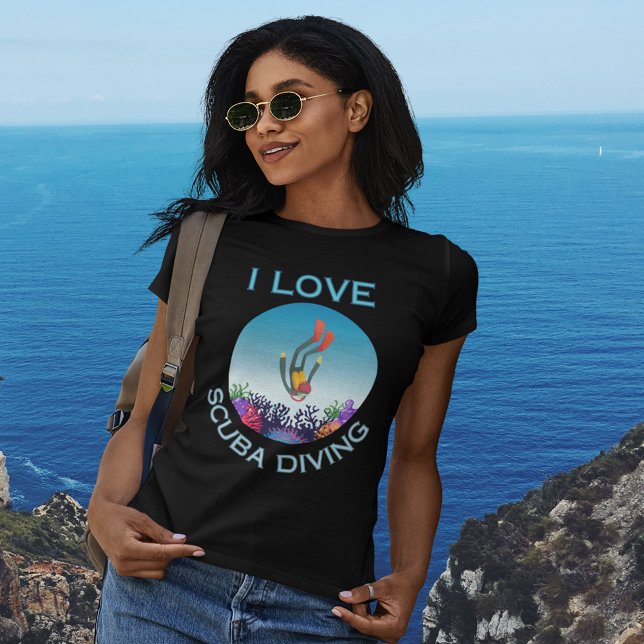 I Love Scuba Diving T-Shirt (Creator Uploaded)