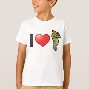 I Love Seahorses T-Shirt