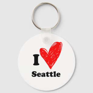 I love Seattle Key Ring