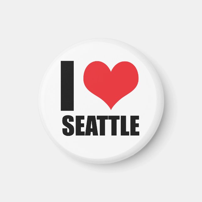 I love Seattle Magnet (Front)