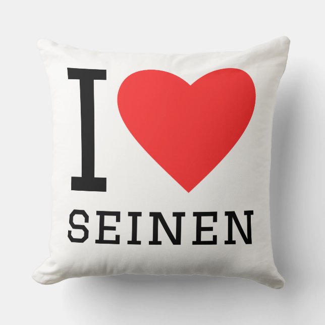 I love seinen cushion (Front)