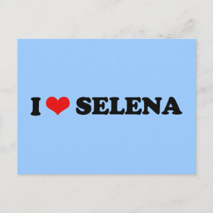 I LOVE SELENA POSTCARD