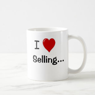 I Love Selling Funny Sales Slogan and Pitch Coffee Mug