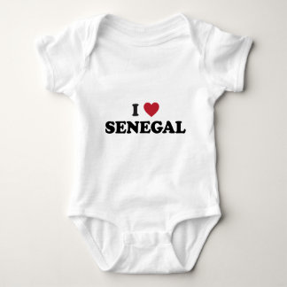 I Love Senegal Baby Bodysuit