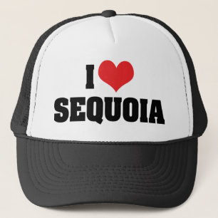 I Love Sequoia Trucker Hat