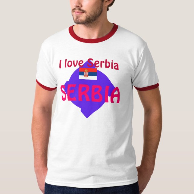 I love Serbia T-Shirt (Front)