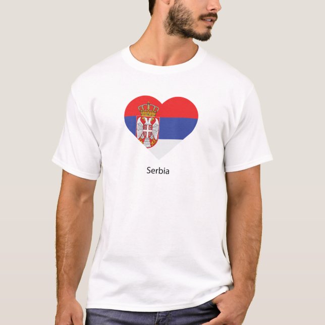 I Love Serbia T-Shirt (Front)