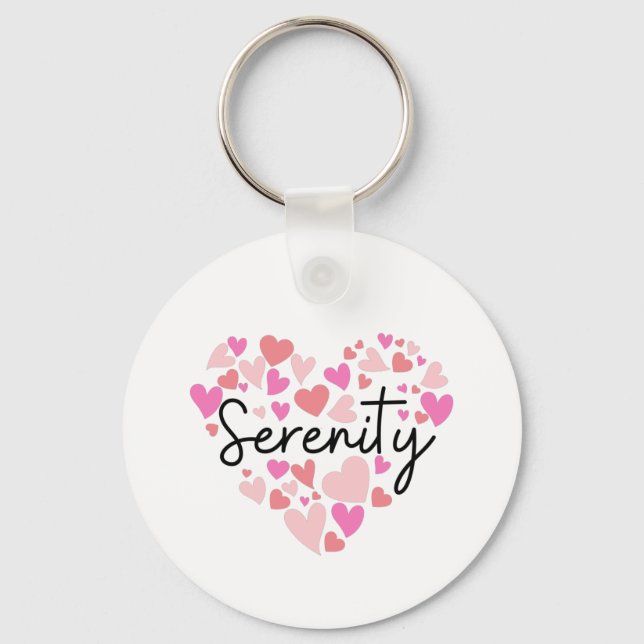 I love Serenity Key Ring (Front)