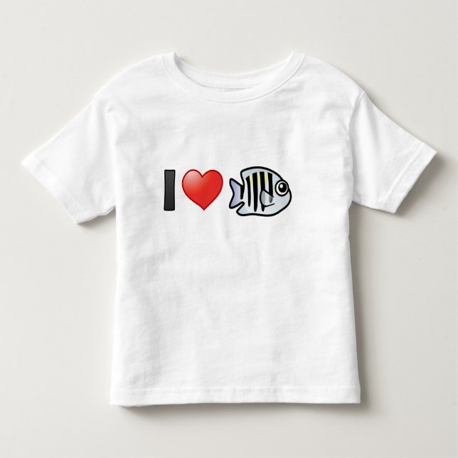 I Love Sergeant Major Toddler T-Shirt (Front)