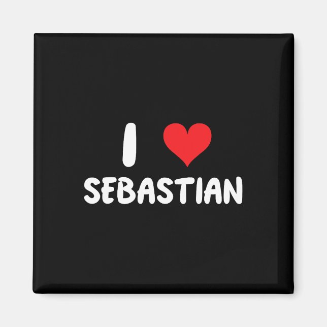 I Love Sestian - Heart - Name  Magnet (Front)