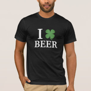I love Shamrock Beer St. Patricks Day T-Shirt