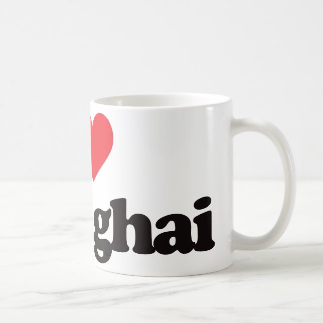 I Love Shanghai Coffee Mug (Right)