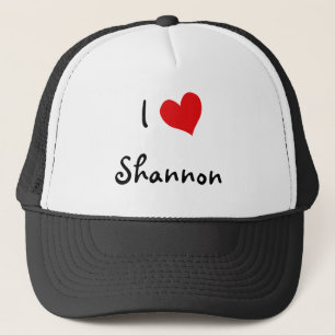 I Love Shannon Trucker Hat