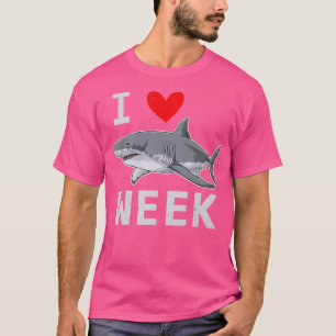 I Love Sharks Funny Shark Event Week LoversT-Shirt T-Shirt