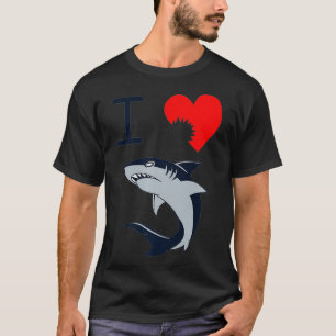 I Love Sharks Shark Enthusiast Ocean Lover Premiu T-Shirt