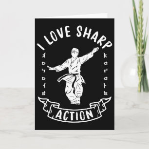 I Love Sharp Action Martial Arts Karate Fighter En Card