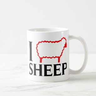 I Love Sheep Coffee Mug