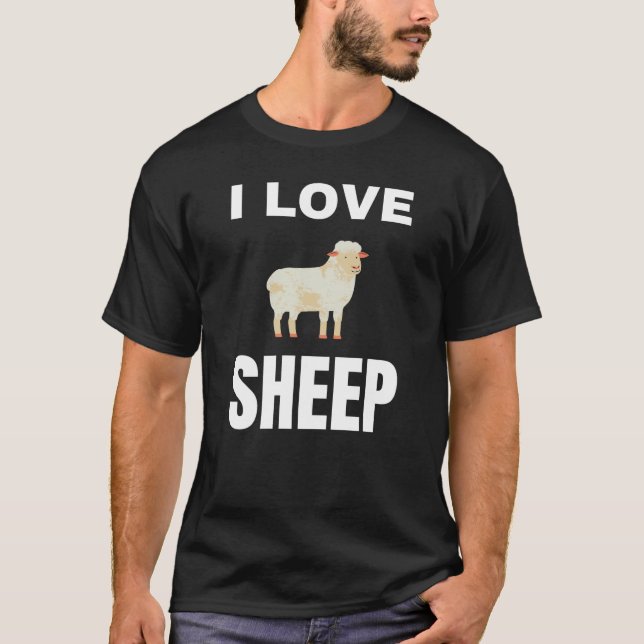 I love Sheep T-Shirt (Front)