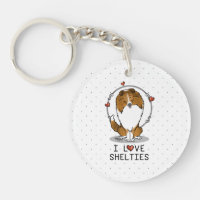 I Love Shelties (sable 2) Shetland Sheepdogs Cute