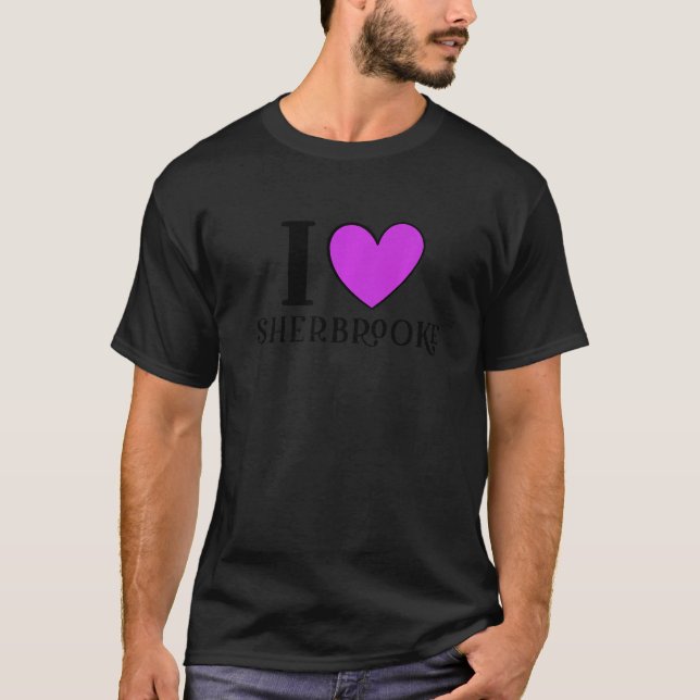 I Love Sherbrooke Canada Premium T-Shirt (Front)