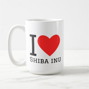 I love shiba inu coffee mug
