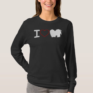 I Love Shih Tzu Dog I Love Heart T-Shirt