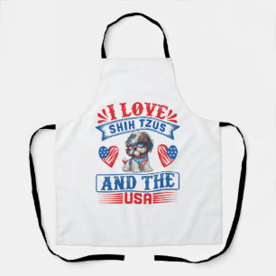 I love Shih Tzus and the USA Apron