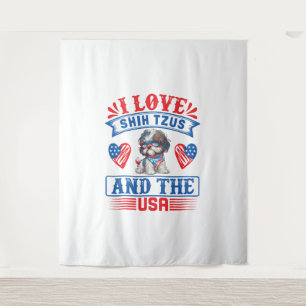 I love Shih Tzus and the USA Tapestry