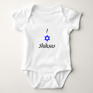 I Love Shiksas Baby Bodysuit