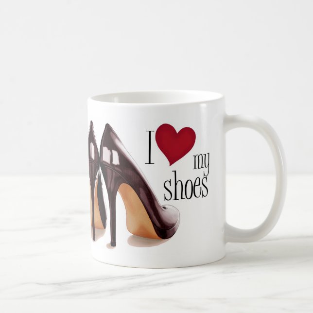 I love shoes coffee mug (Right)