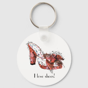 I love shoes! key ring