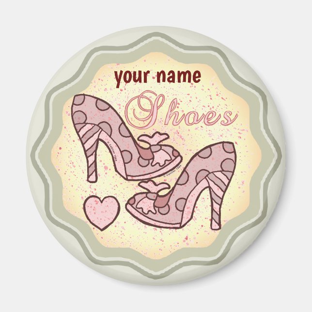 I Love Shoes  magnet (Front)